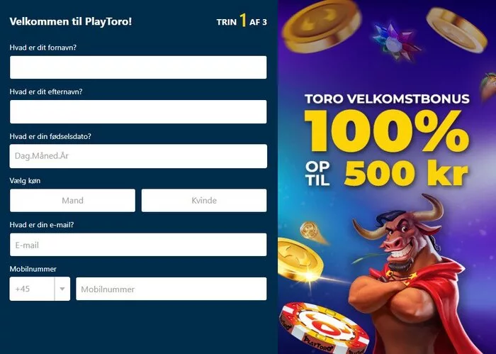 PlayToro Casino Login